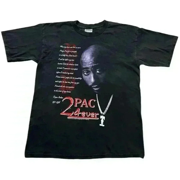 2Pac Tupac Shakur 1997 4Ever Rare Grail Rap T-shirt - Picture 1 of 5